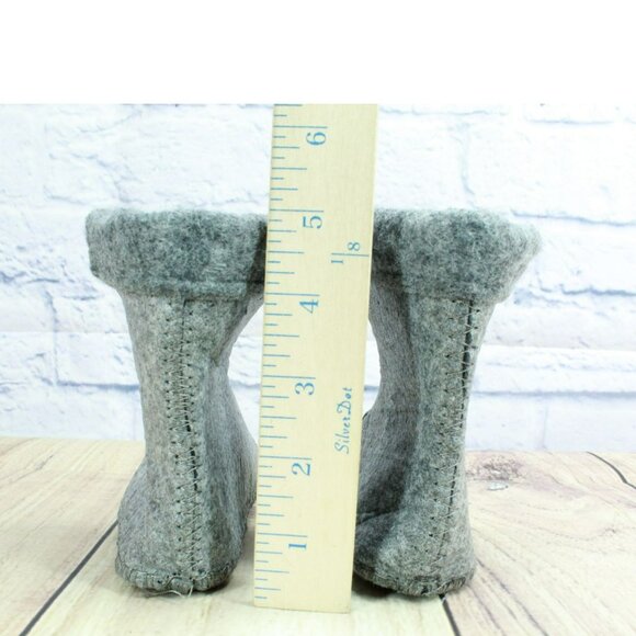 LL Bean Gray Wool Warm Replacement Boot Liner Inserts Size 5 - Picture 6 of 9